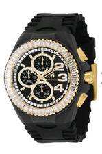 TechnoMarine Men's TM-121187 Cruise JELLYFISH Glitz 45m Black Gold Rare