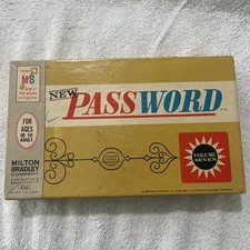 Vintage 1966 PASSWORD Game Vol 7, Milton Bradley, from CBS, COMPLETE Made in USA