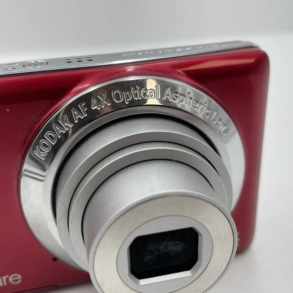 Kodak EasyShare M522 Compact Digital Camera 14.0MP  - Red - No Charger -      S5 - Image 3 of 4