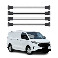 DachträGer FüR Ford Transit Custom / Tourneo Custom 2023-2026 75Kg Alu Silber 4X