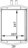 Mahle WäRmetauscher HeizungsküHler FüR Ford Street KA 1.6 1.3I Mazda 121 III