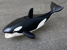 Lego City Killer Whale / Orca with Molded Whi...