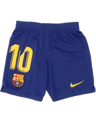 Nike Jungen FCB Grafik Sport Shorts 7-8 Jahre XS blau Polyester BA05