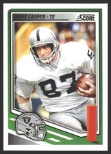 Dave Casper #83 2025 Score Oakland Raiders
