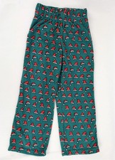 Kids' Holiday Santa Hat Pajama Pants Size 6 Green Christmas Wondershop Target