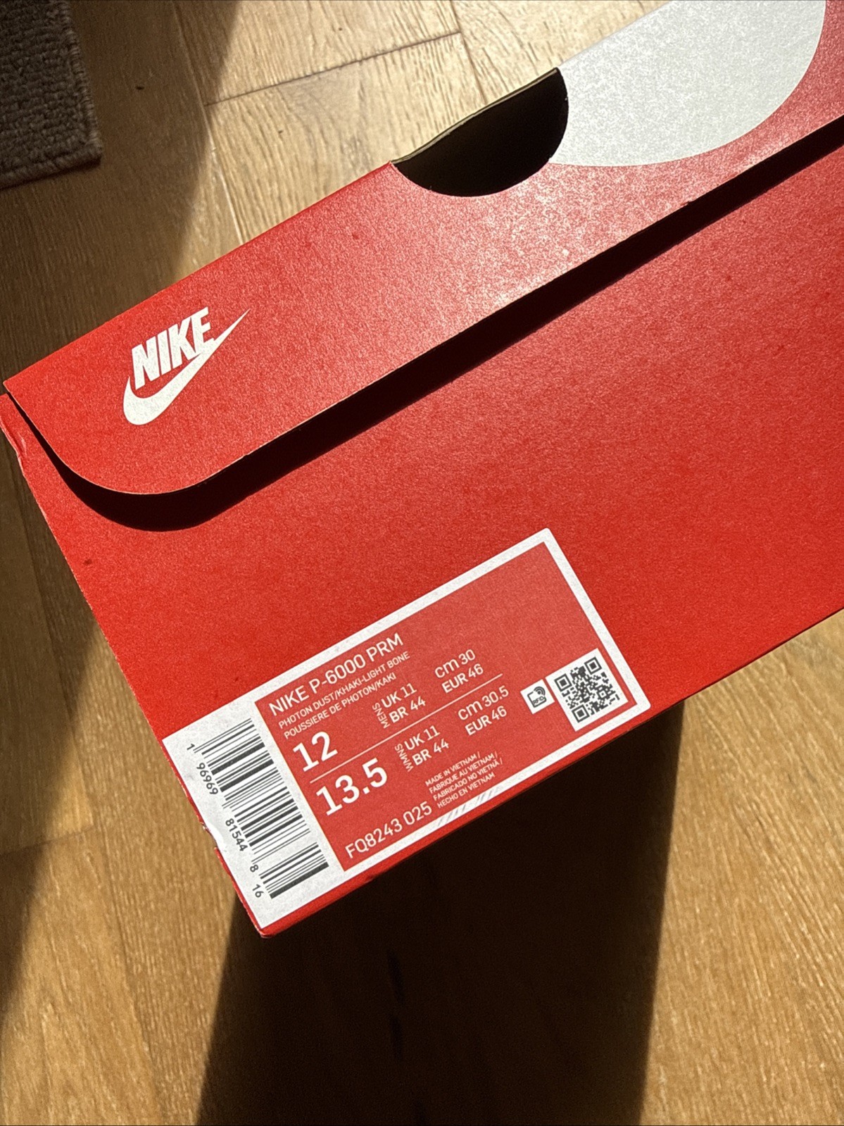Nike P-6000 “hangul Day” Size 12 Men’s Brand New, Khaki Light Bone, Rare! DS image 3