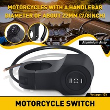 7/8in Motorcycles Switch Controller Handlebar Button Turn Fog Signal Lights UK