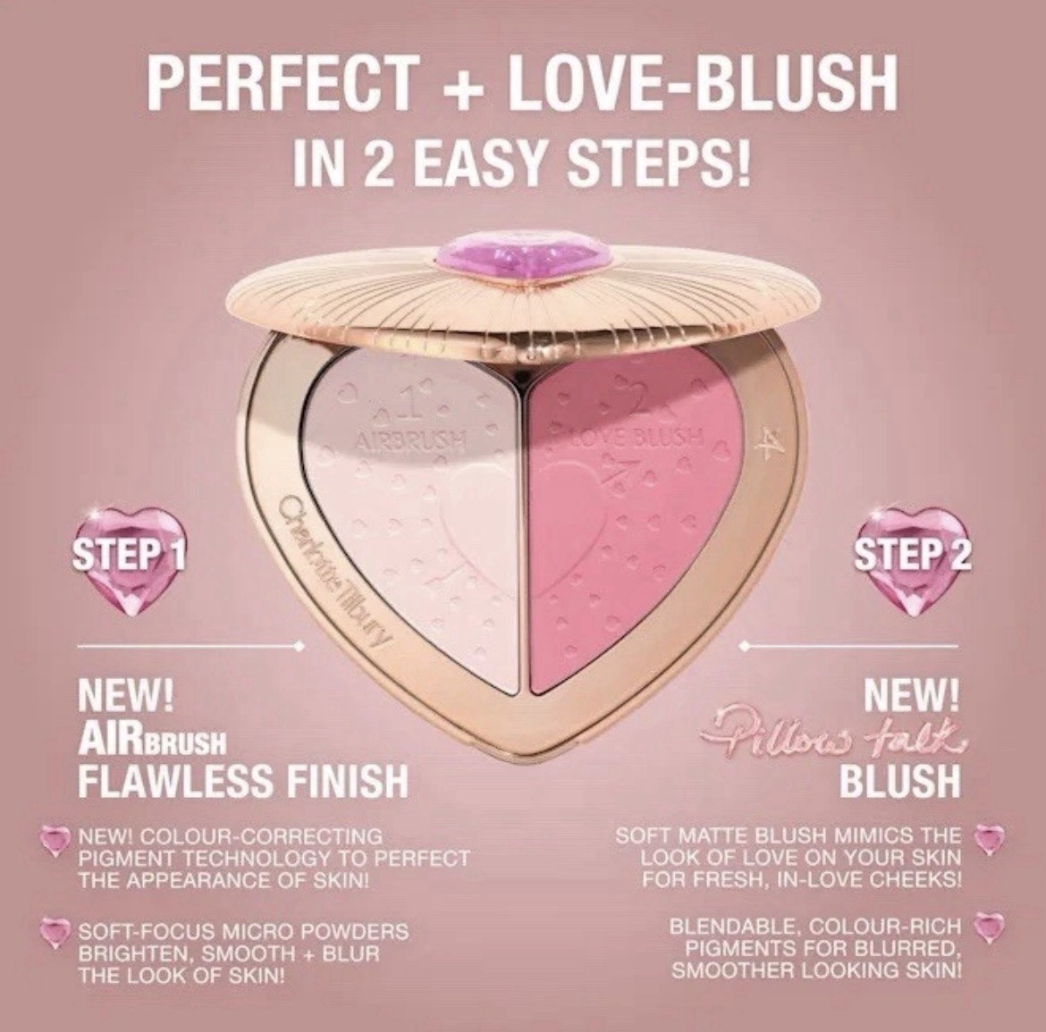 Charlotte Tilbury Pillow Talk Beauty Soulmates Face Palette