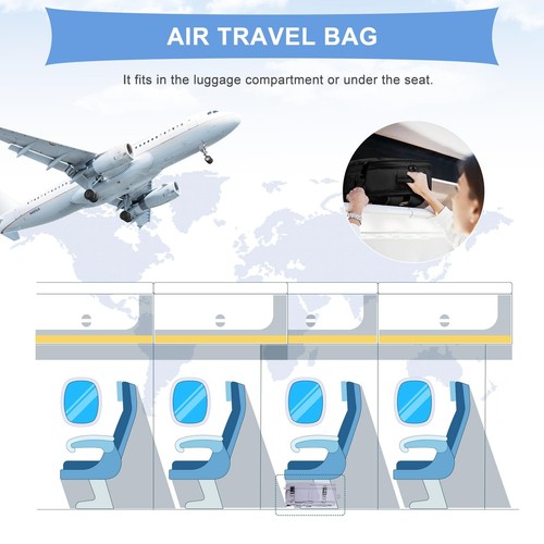 Travel Backpack For Women Men Airline Approved,Black Carry On Backpack,Large ... - Picture 8 of 9