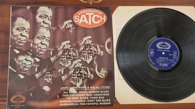 Louis Armstrong & His Lll-Stars - Ambassador satch - 1971 (re '56) Hallmark *EX