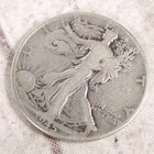 1945 P US Walking Liberty 90% Silver Half Dollar Coin - .900 United States VTG