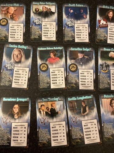 Harry Potter Set of 30 Top Trumps Cards Excellent Condition Perfect For H.P Fans - Picture 5 of 6