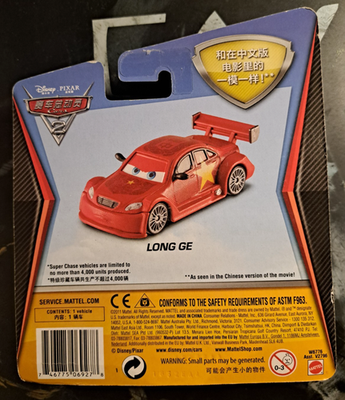CARS 2 - LONG GE - Mattel Disney Pixar solo 4000 esemplari | eBay