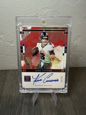 2024 Panini Impeccable - Vibes Signatures Kirk Cousins #VS-KCS Silver /49 (AU)