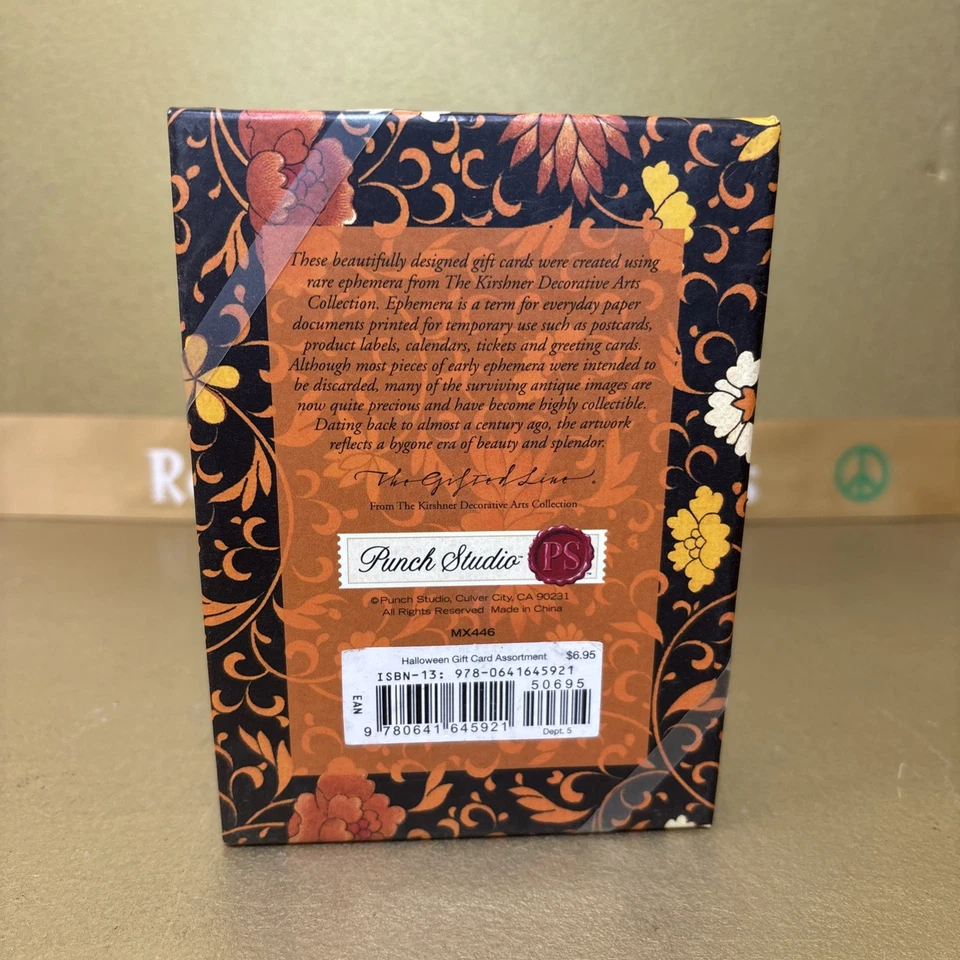 Cartões de Halloween Punch Studio cortados 24 cartões e envelopes 12 designs por Kirshner - Imagem 3 de 4