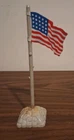 20 Star Flag Tin Litho with pole and base see descrip Marx Fort Apache Play Set