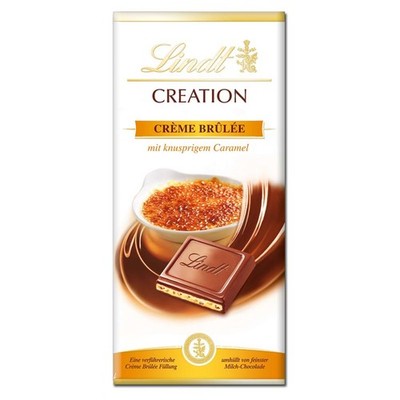 (34,87 /1kg) Lindt Creation Creme Brulee, Schokolade, 150g Tafel