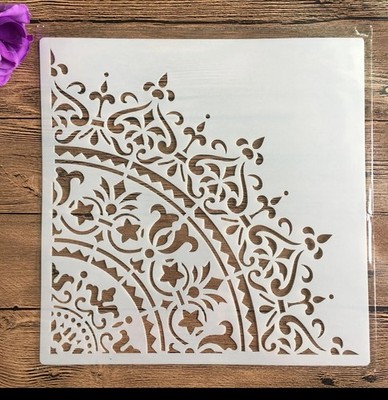Mandala Patterns Wall Art Reusable Plastic Stencil - StencilAir