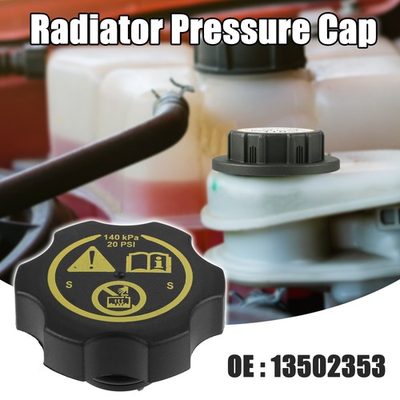 #ad #ad Radiator Pressure Coolant Reservoir Overflow Tank Cap for Buick Cascada Black $10.11