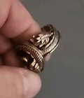 Dream Echo Of Dreamer Dragon Sterling Silver / Bronze Peridot Ring — photo 8