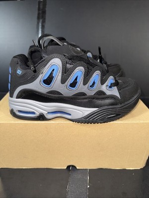 Osiris D3 2001 Argentina Size 7.5 Balck Grey Blue. SKU 1141-2932 BRAND NEW