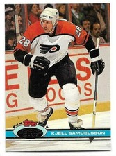 KJELL SAMUELSSON 1991-92 STADIUM CLUB CARD NEAR MINT CONDITION