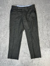 Polo Ralph Lauren Dress Pants Mens 36 Gray Wool Lined Mid Rise Straight Leg