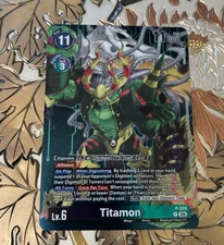 Digimon Card Game Titamon P-209 Box Topper BT23 Hackers Slumber