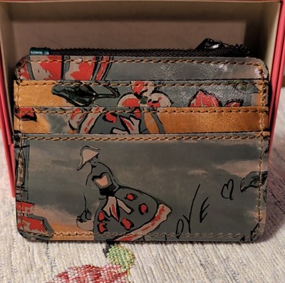 Patricia Nash Beautiful Girl RFID Blocking Zip-Around Women's Credit Card Wallet