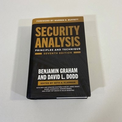 Security Analysis Principles and Techniques 7th Edition 2023 McGraw Hill HCDJ