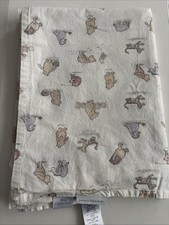 Pottery Barn Kids Disney Classic Winnie the Pooh Organic Flat Toddler Crib Sheet