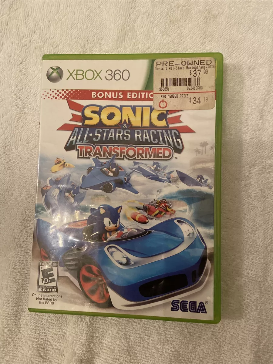  Sonic & All-Stars Racing Transformed - Xbox 360 : Sega