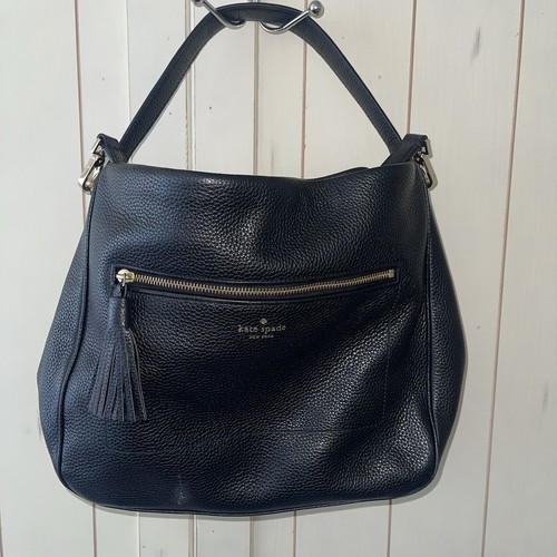 Kate Spade New York Black Michaela Chester Street Leather Hobo - Picture 2 of 17
