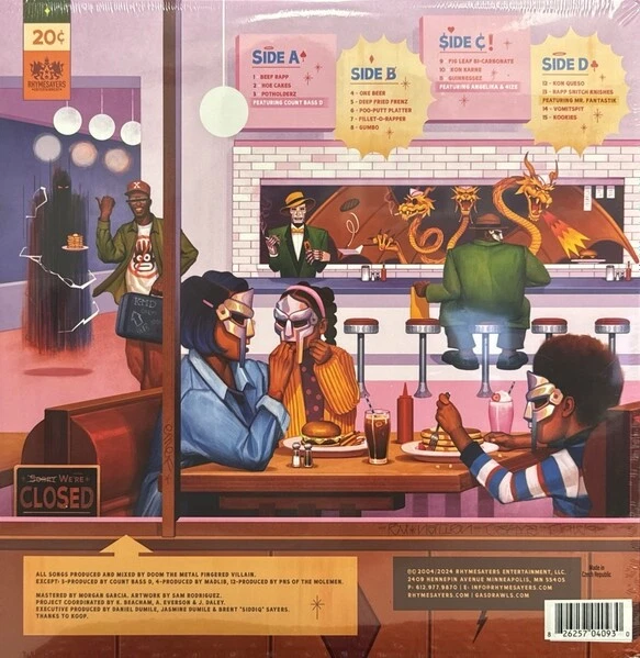 MF Doom MM Food Double Orange Crush Vinyl LP New Sealed - Image 3 of 4