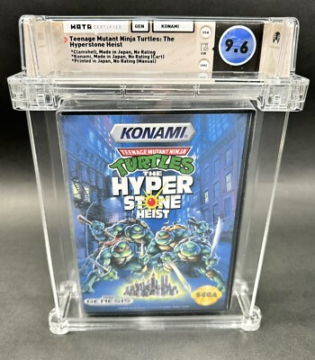 WATA 9.6 Teenage Mutant Ninja Turtles Hyperstone Heist TMNT Sega Genesis  POP 2