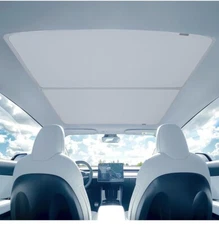 Roof Sunshades for Tesla Model Y 2021-2023 2024 Tesla Model Y Glass Roof Suns...