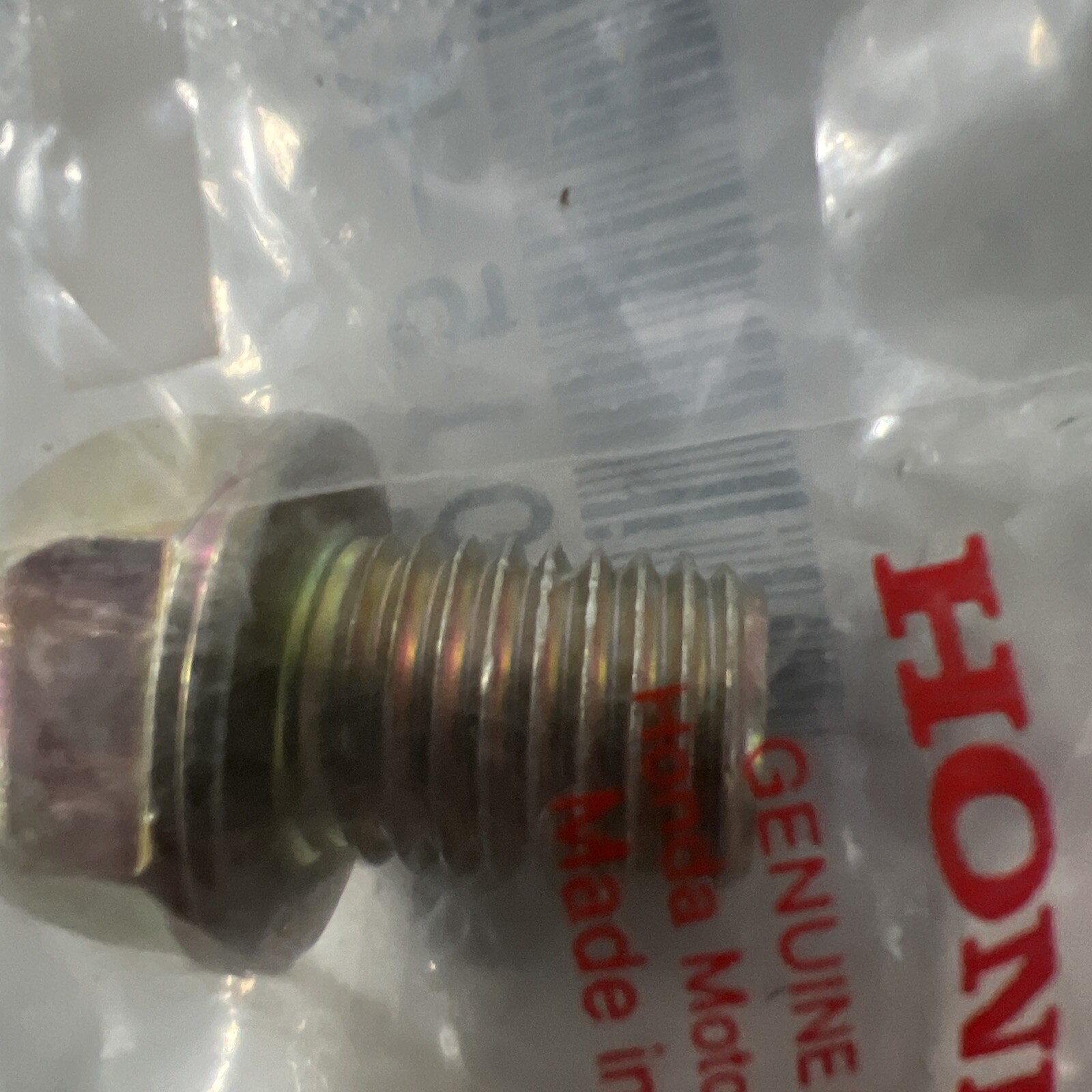 Genuine OEM Honda CR80R XL250 CR125R XR600R NX250 OEM Drain Plug 90015-KA3-711