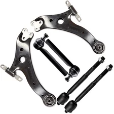 6pcs Front Lower Control Arm Tie Rod End Kit For 04-07 Toyota Highlander
