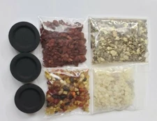 INCIENSO PROTECCION ROMPE BRUJERIA 4oz 3Pcs CHARCOAL INCLUDED ORACION INCLUIDA