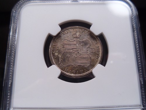 1883 MS66 Hawaii Quarter Dollar NGC Certified Gem - Toned/Light Gold/Pastel Hues - Picture 6 of 8