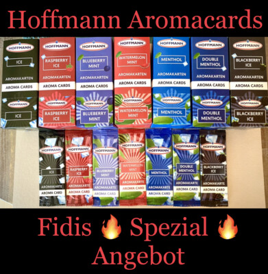 HOFFMANN Aromakarten 10, 25 o. 50 Flavour Aroma NEU wie Hipzz Rizla Karten King