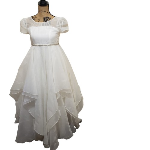 David's Bridal Galina Halter Open Back Ivory Wedding Gown | eBay