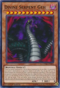 Divine Serpent Geh - CYHO-EN092 - Common - 1st Edition x3 - Near Mint