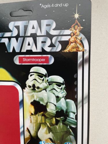STAR WARS Next Gen IMPERIAL STORMTROOPER CARD BACK KIT & SELF ADHESIVE TRAY STAR - Picture 2 of 4