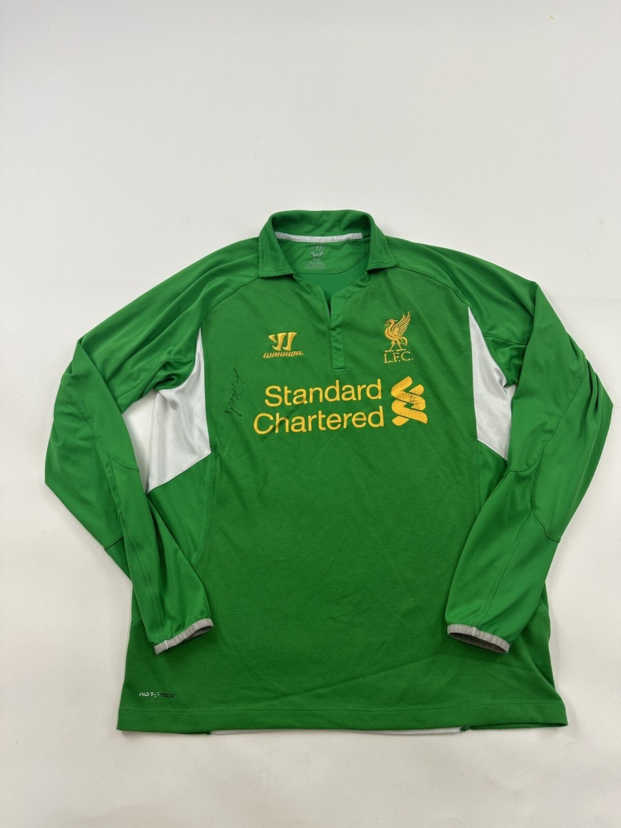 Liverpool Jersey Mens Medium Green Long Sleeve Shirt 2012/2013 