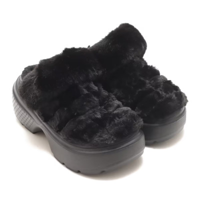 Crocs Stomp gesteppter gefütterter Clog in schwarz *RAR* Unisex neu mit Etikett Größe UK M7 / W8