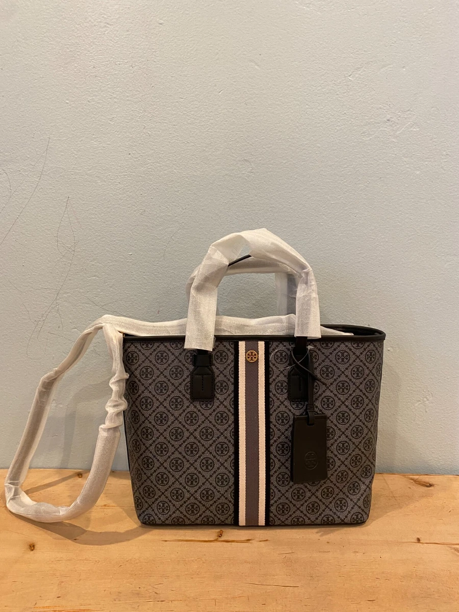 Tory Burch T Monogram Coated Canvas Tote