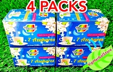 4 Boxes Te 7 Azahares ✅ Tea Seven Blossoms Infusion Herbs 100 bags By Therbal