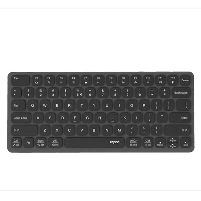 Rapoo Ultraflache Tastatur mit 8-in-1 USB-C Multiport Adapter QWERTZ (00221224)