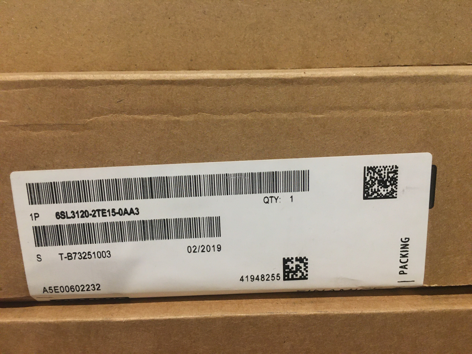 Siemens 6SL3120-2TE15-0AA3 1PC New 6SL3 120-2TE15-0AA3 In Box Expedited Shipping